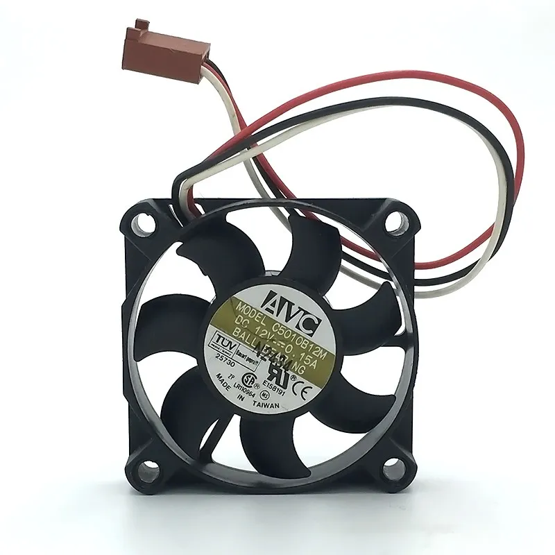 AVC C5010B12M 3-lines DC12V 0.15A Dual Ball Bearing server inverter cooler cooling fan AVC C5010B12M 3-lines DC12V 0.15A Dual Ball Bearing server inverter cooler cooling fan