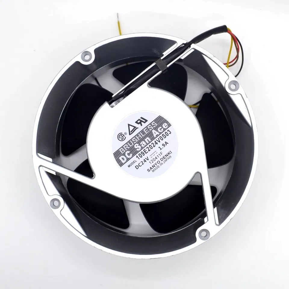 SANYO 109E2024V0S03 24V 1.9A 200*200*70MM 4-wire cooling fan SANYO 109E2024V0S03 24V 1.9A 200*200*70MM 4-wire cooling fan