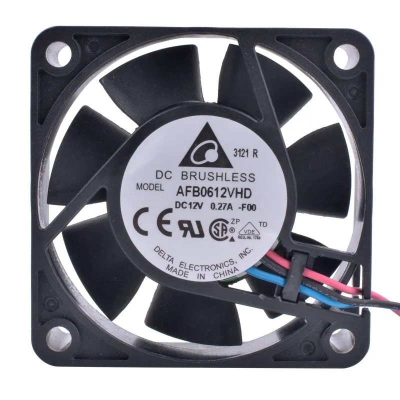 DELTA AFB0612VHD-F00 12V 0.27A speed monitoring double ball air volume cooling fan DELTA AFB0612VHD-F00 12V 0.27A speed monitoring double ball air volume cooling fan