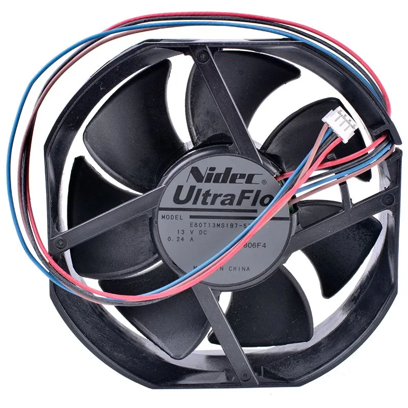 Nidec E80T13MS1B7-57 13V DC 0.24A Projector cooling fan Nidec E80T13MS1B7-57 13V DC 0.24A Projector cooling fan