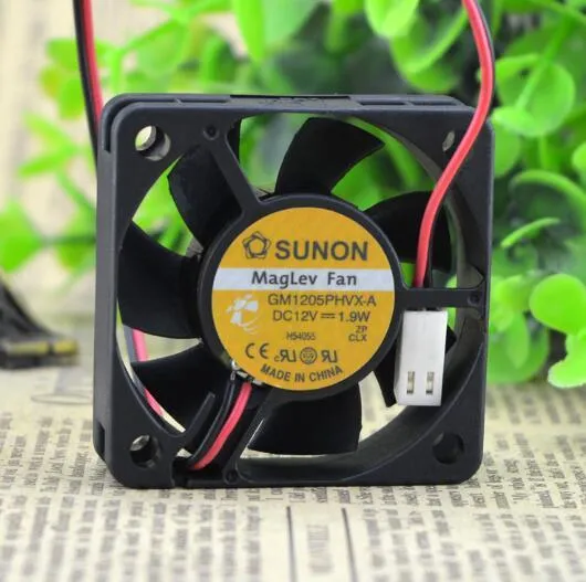 SUNON GM1205PHVX-A DC12V 1.9W 2-wire Hydraulic Server Cooling Fan SUNON GM1205PHVX-A DC12V 1.9W 2-wire Hydraulic Server Cooling Fan
