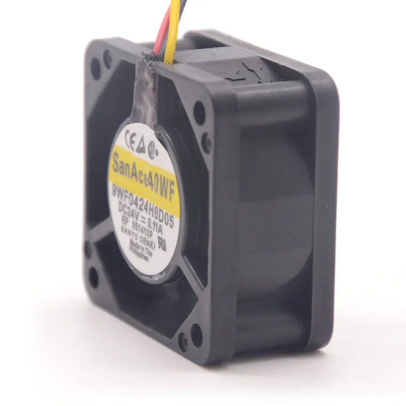 Sanyo 9WF0424H6D05 DC24V 0.11A 3-P axial cooling fan Sanyo 9WF0424H6D05 DC24V 0.11A 3-P axial cooling fan