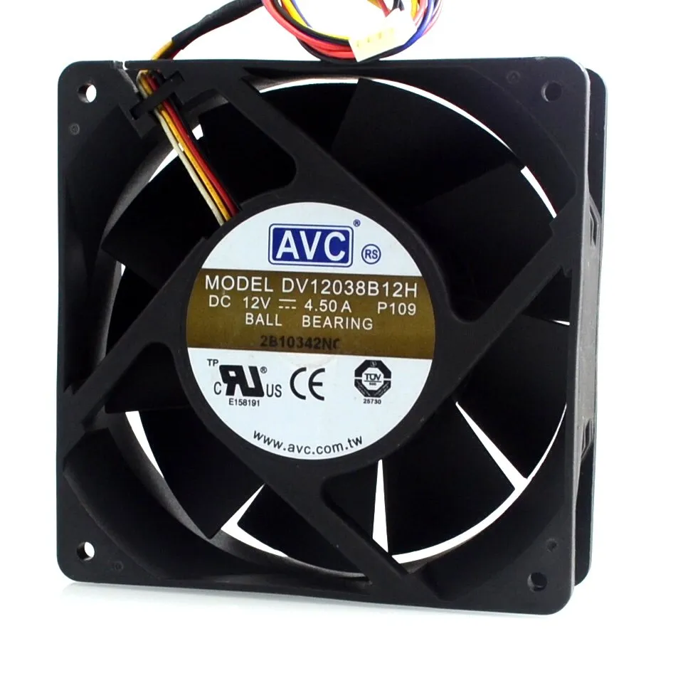 AVC DV138B12H 12V 4.5A 12CM cooling fan AVC DV138B12H 12V 4.5A 12CM cooling fan