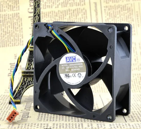 AVC DESA0938B2M 0.75A 4line PWM temperature control double ball fan AVC DESA0938B2M 0.75A 4line PWM temperature control double ball fan