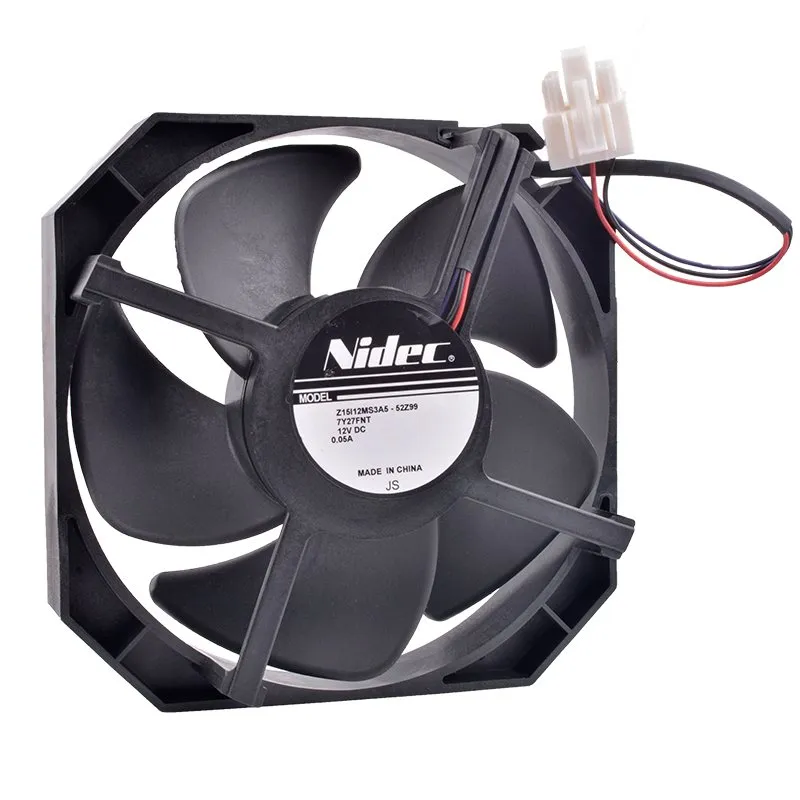 Nidec Z15I12MS3A5-52Z99 15cm 12V 0.05A 3-wire refrigerator cooling fan Nidec Z15I12MS3A5-52Z99 15cm 12V 0.05A 3-wire refrigerator cooling fan