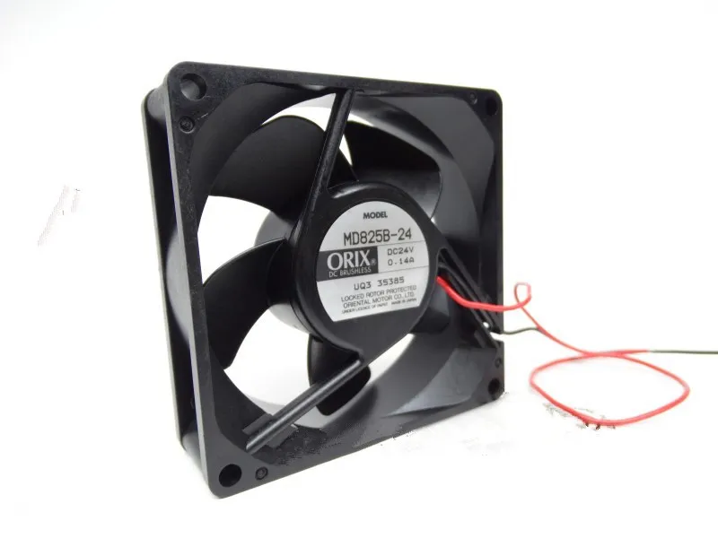 ORIX MD825B-24 DC24V 0.14A 8CM Inverter Radiator Fan ORIX MD825B-24 DC24V 0.14A 8CM Inverter Radiator Fan