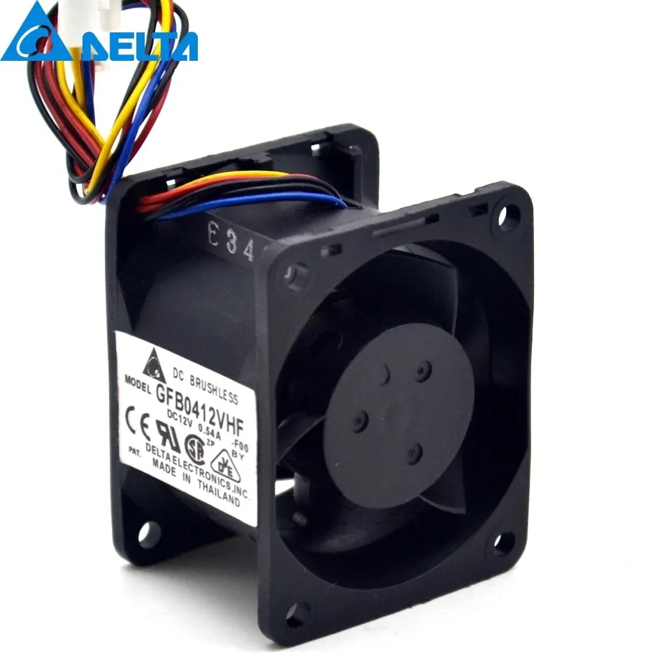 Delta GFB0412VHF 12V 0.54A server cooling fan Delta GFB0412VHF 12V 0.54A server cooling fan