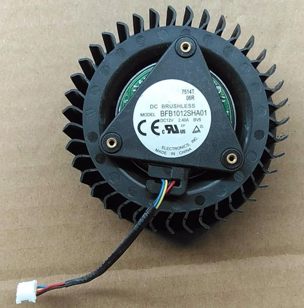 DELTA BFB1012SHA01 BV5 12v 2.4A cooling fan DELTA BFB1012SHA01 BV5 12v 2.4A cooling fan