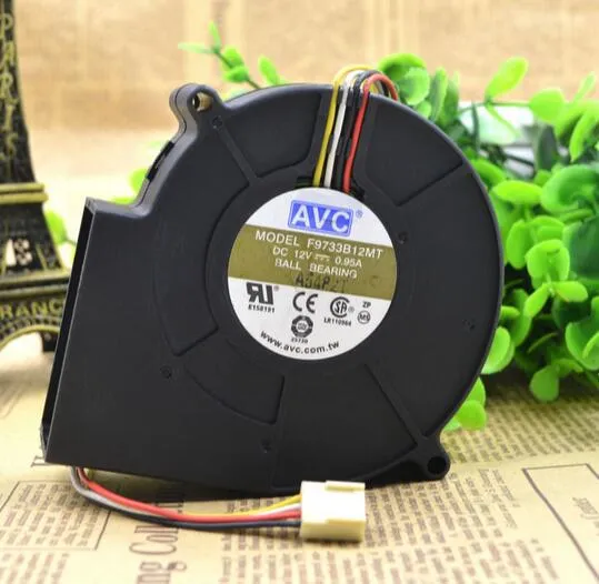 AVC F9733B12MT 12V 0.95A 4-wire blower fan AVC F9733B12MT 12V 0.95A 4-wire blower fan