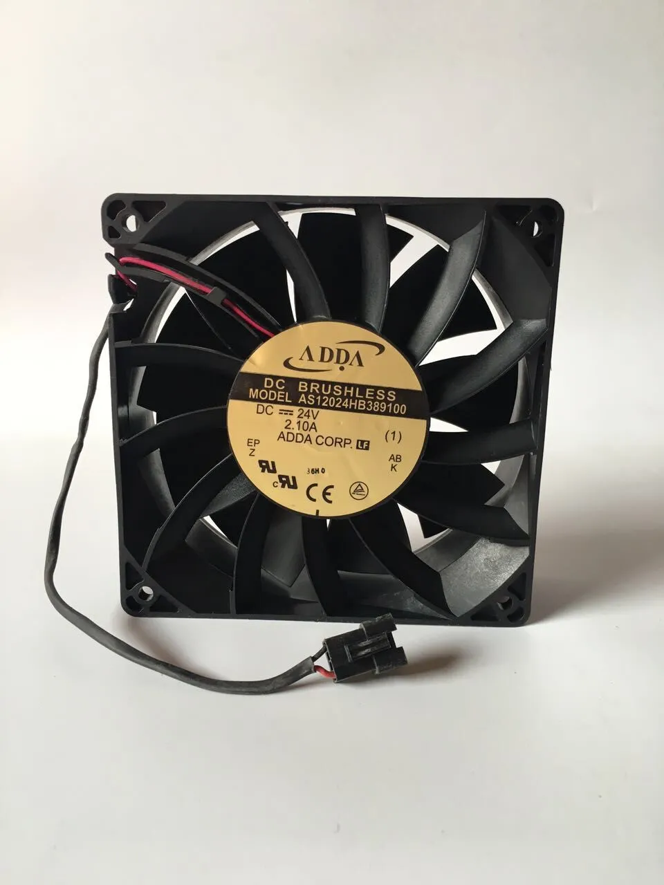 ADDA AS12024HB389100 DC24V 2.1A Cooling Double Ball Fan ADDA AS12024HB389100 DC24V 2.1A Cooling Double Ball Fan