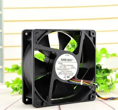 NMB 4715KL-04W-B86 12V 2.5A PE800 server 4line double ball fan NMB 4715KL-04W-B86 12V 2.5A PE800 server 4line double ball fan