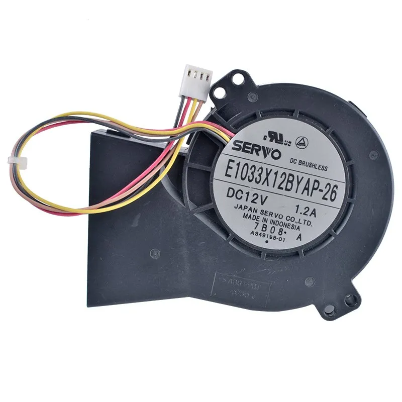 SERVO E1033X12BYAP-26 DC12V 1.A turbo blower cooling fan SERVO E1033X12BYAP-26 DC12V 1.A turbo blower cooling fan