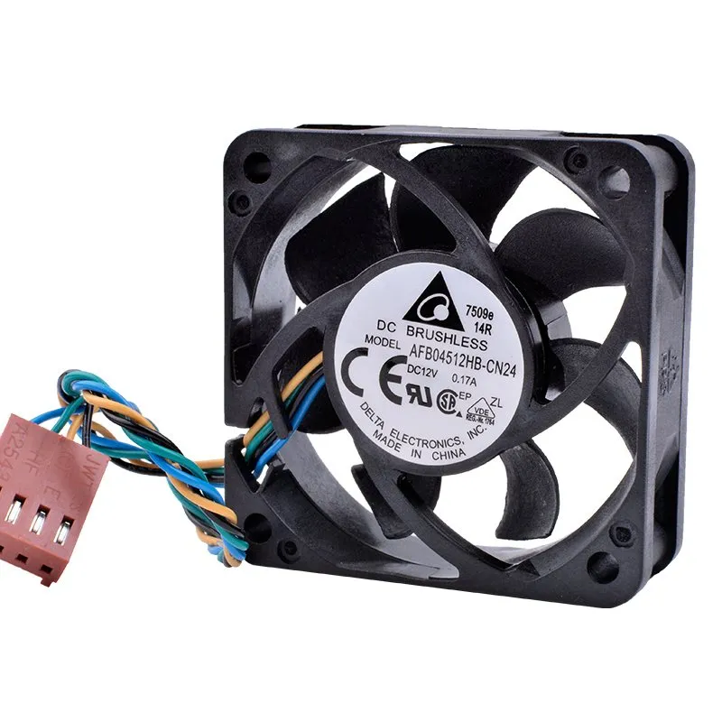 DELTA AFB04512HB-CN24 DC12V 0.17A 4pin pwm mini chassis cooling fan DELTA AFB04512HB-CN24 DC12V 0.17A 4pin pwm mini chassis cooling fan