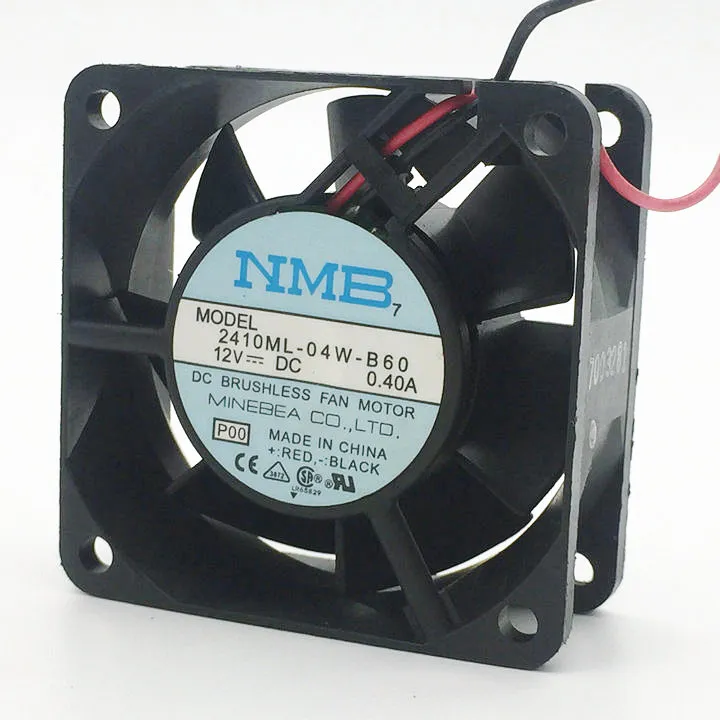 NMB-MAT 2410ML-04W-B60 12VDC 0.40A 60×60×25 fan NMB-MAT 2410ML-04W-B60 12VDC 0.40A 60×60×25 fan