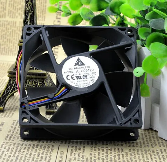 Delta AFC0912D 12V 0.46A 92*92*25 four line PWM cooling fan Delta AFC0912D 12V 0.46A 92*92*25 four line PWM cooling fan