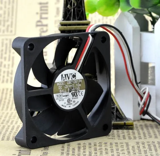AVC C6010B12H 60*60*10 12V 0.10A 6CM CPU chassis power supply fan AVC C6010B12H 60*60*10 12V 0.10A 6CM CPU chassis power supply fan