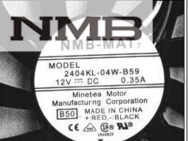 NMB 2404KL-04W-B59 60mm DC12V 0.35A server inverter cooling fan NMB 2404KL-04W-B59 60mm DC12V 0.35A server inverter cooling fan