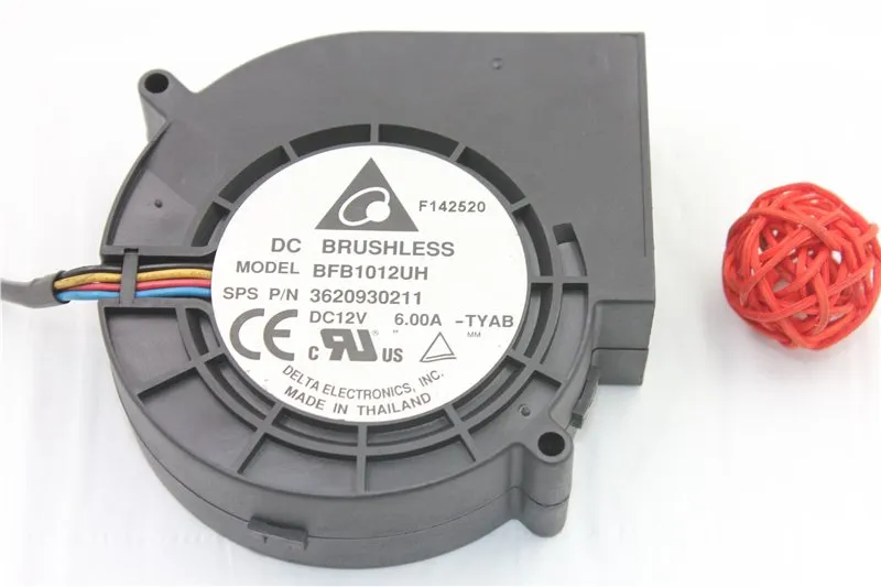 Delta BFB1012UH 12V 6A four-wire PWM speed control fan Delta BFB1012UH 12V 6A four-wire PWM speed control fan