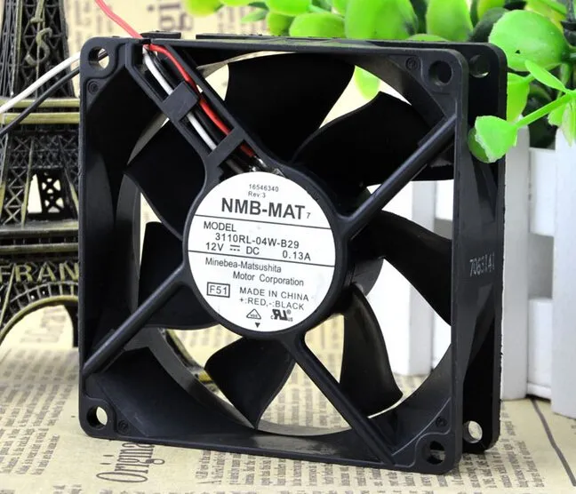 NMB 3110RL-04W-B29 12VDC 0.13A axial flow fan NMB 3110RL-04W-B29 12VDC 0.13A axial flow fan