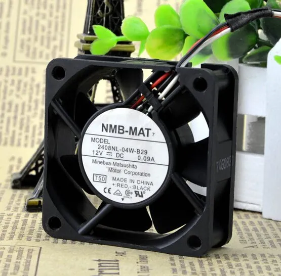 NMB-MAT 2408NL-04W-B29 12V 0.09A 60*60* 6CM 3 line fan NMB-MAT 2408NL-04W-B29 12V 0.09A 60*60* 6CM 3 line fan