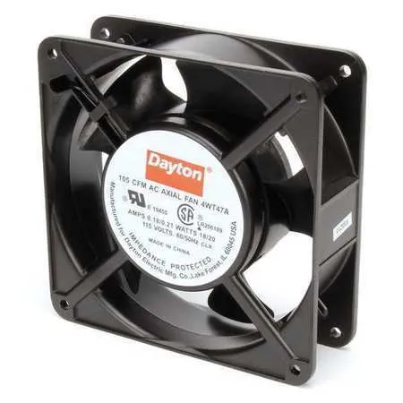DAYTON 4WT47 115VAC 4-11/16″ Square Axial Cooling Fan DAYTON 4WT47 115VAC 4-11/16″ Square Axial Cooling Fan