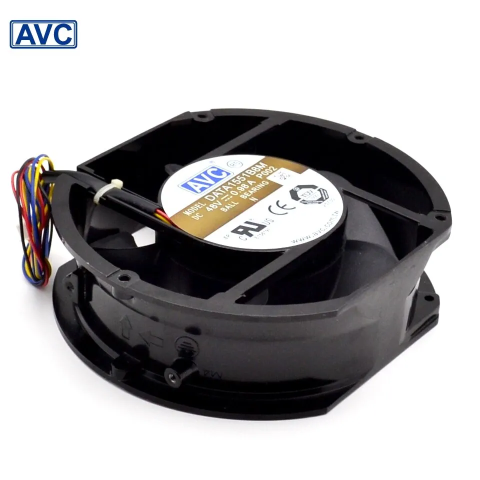 AVC DATA1551B8M 17CM 48V 0.98A IPC wind Full Metal fan AVC DATA1551B8M 17CM 48V 0.98A IPC wind Full Metal fan