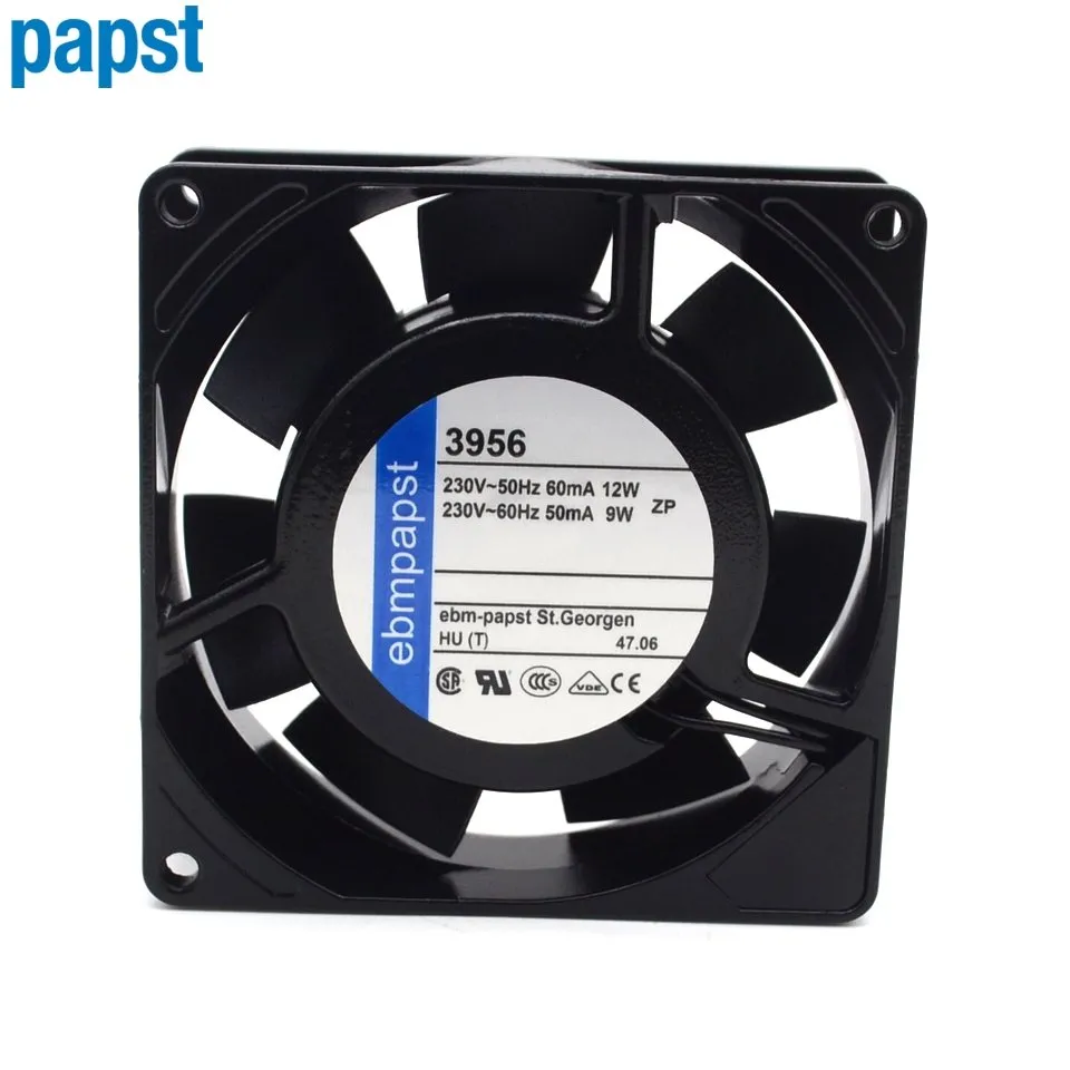 ebmpapst TYP 3956 12/9W 230V high precision double ball cooling fan ebmpapst TYP 3956 12/9W 230V high precision double ball cooling fan