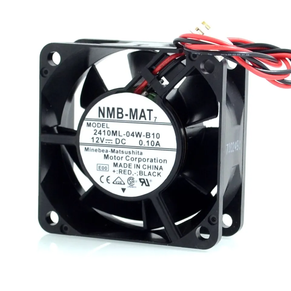 NMB-MAT7 2410ML-04W-B10 6CM 12V 0.10A dual ball bearing silent Cooling fan NMB-MAT7 2410ML-04W-B10 6CM 12V 0.10A dual ball bearing silent Cooling fan