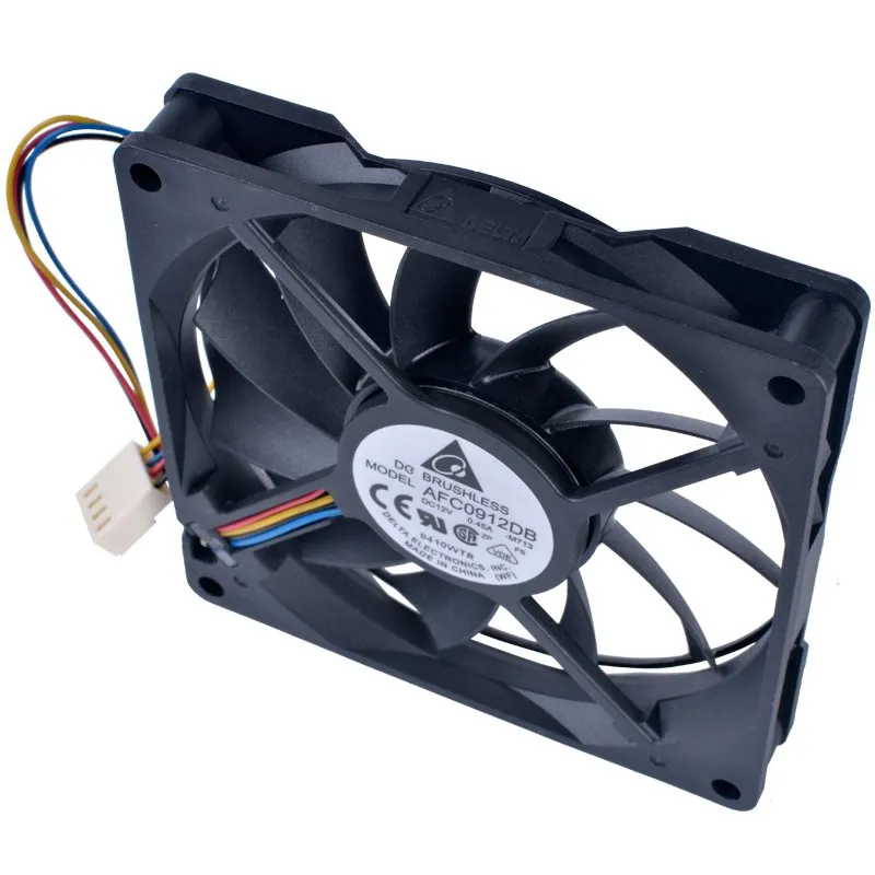 DELTA AFC0912DB DC12V 0.45A Double ball bearing 4 wire fan DELTA AFC0912DB DC12V 0.45A Double ball bearing 4 wire fan