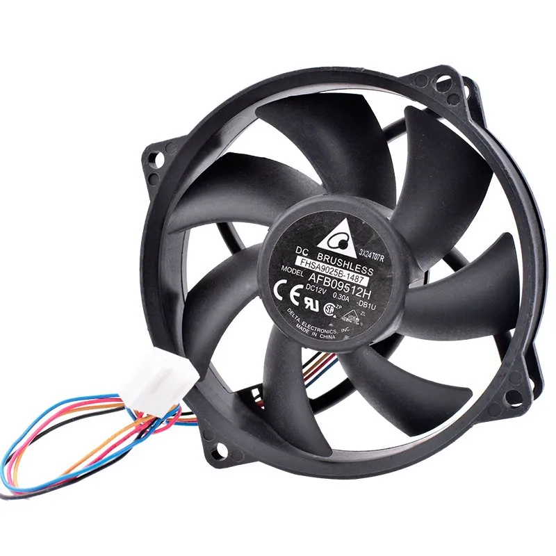 DELTA AFB09512H 12V 0.30A Double ball bearing cooling fan DELTA AFB09512H 12V 0.30A Double ball bearing cooling fan
