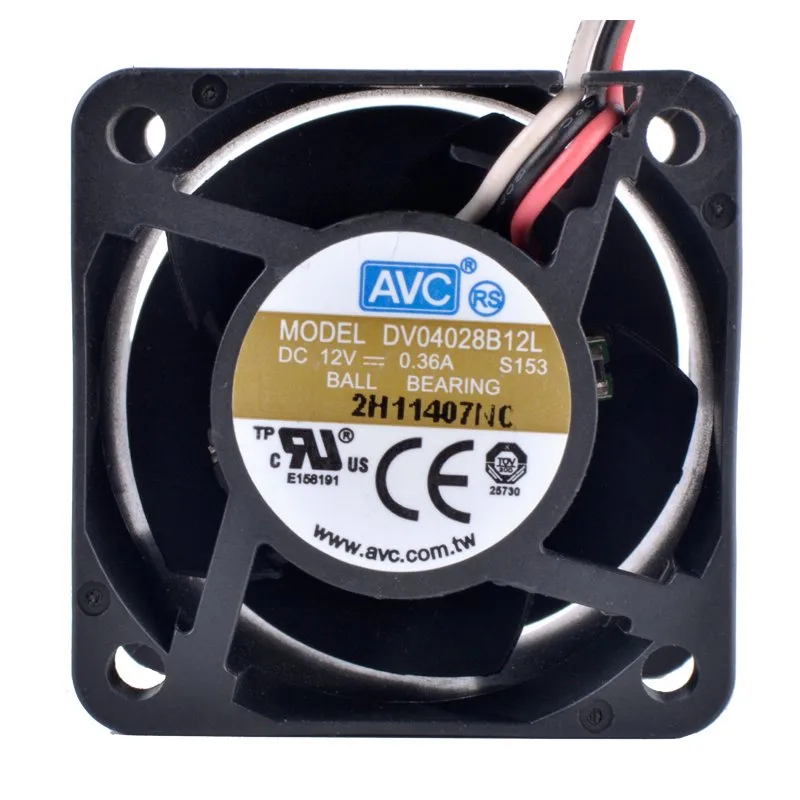 AVC DV04028B12L DC12V 0.36A Silent Airflow Cooling Fan AVC DV04028B12L DC12V 0.36A Silent Airflow Cooling Fan