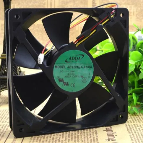 ADDA AD1224UX-A73GL 24V 0.25A 12CM 3wire inverter fan ADDA AD1224UX-A73GL 24V 0.25A 12CM 3wire inverter fan