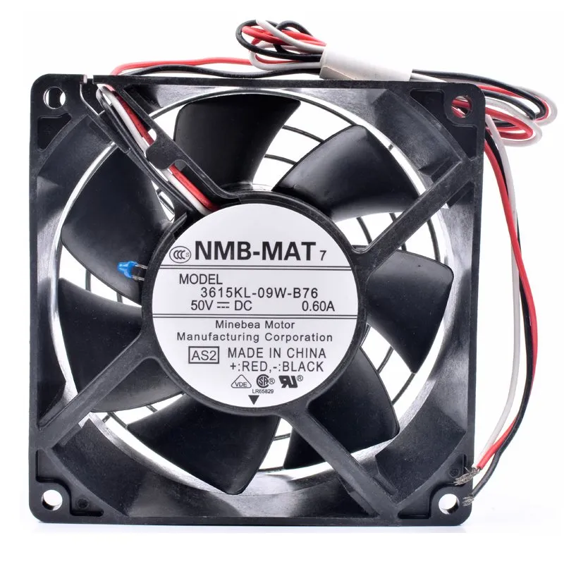 NMB 3615KL-09W-B76 DC50V 0.60A temperature control server cooling fan NMB 3615KL-09W-B76 DC50V 0.60A temperature control server cooling fan