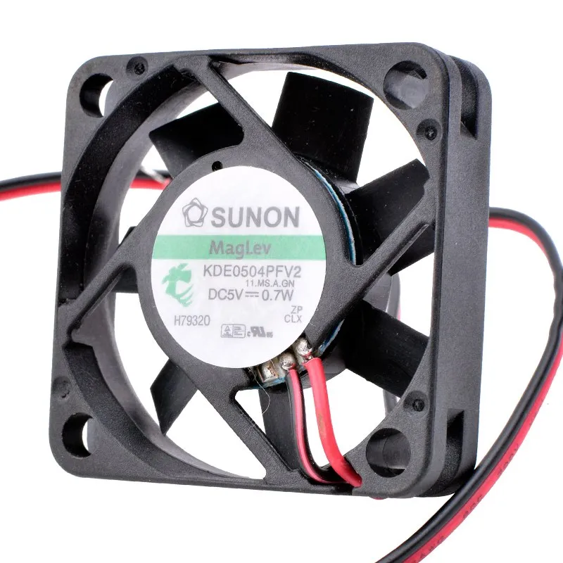 SUNON KDE0405PFV2 DC 5V 0.7W bearing router TV box cooling fan SUNON KDE0405PFV2 DC 5V 0.7W bearing router TV box cooling fan