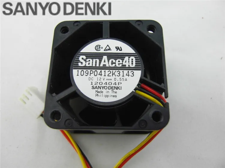 SANYO 109P0412K3143 winds of 12V axial fan SANYO 109P0412K3143 winds of 12V axial fan