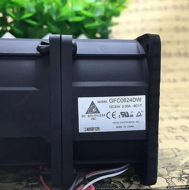 Delta GFC0624DW DC24V 2.00A Inverter Cooling Fan Delta GFC0624DW DC24V 2.00A Inverter Cooling Fan