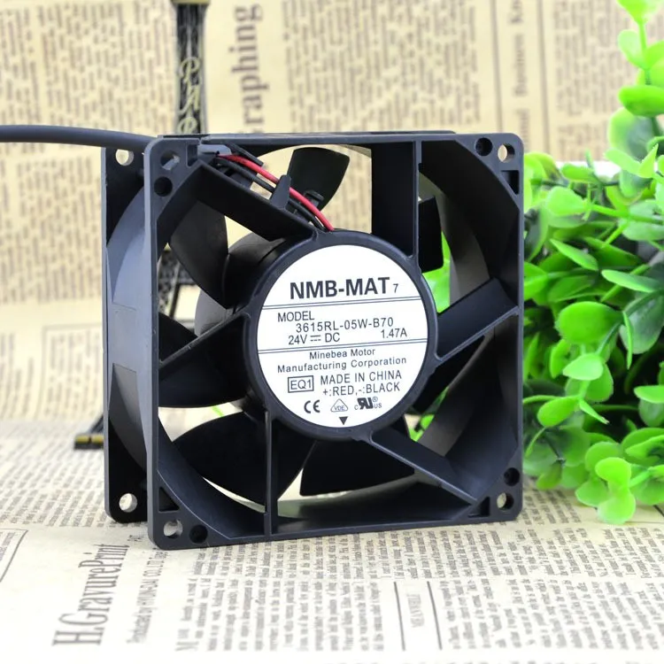 NMB 3615RL-05W-B70 -E00 DC24V 1.47A 92X38.4MM cooling fan NMB 3615RL-05W-B70 -E00 DC24V 1.47A 92X38.4MM cooling fan