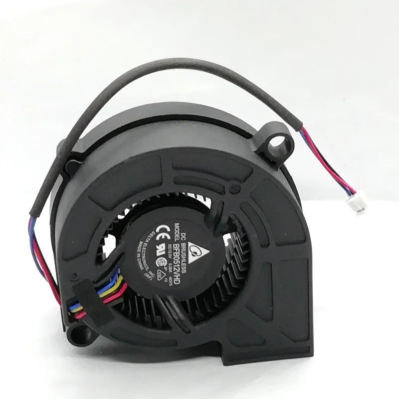 Delta BFB0512VHD DC 12V 0.28A 50 5CM 4-wire Turbine Projector Blower Cooling Fan Delta BFB0512VHD DC 12V 0.28A 50 5CM 4-wire Turbine Projector Blower Cooling Fan