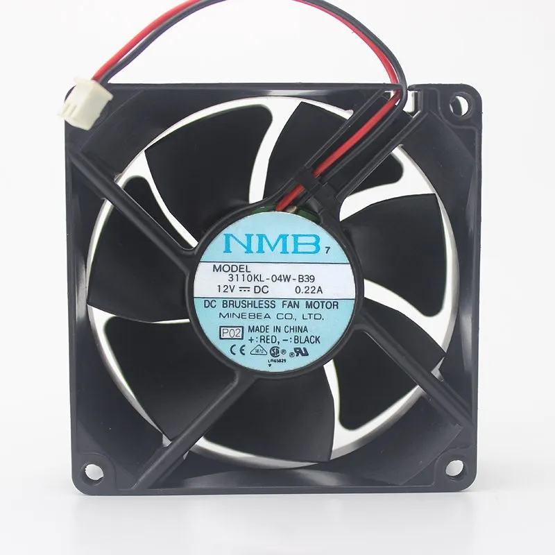 NMB 3110KL-04W-B30/B39 12V 0.22A two-wire ball fan NMB 3110KL-04W-B30/B39 12V 0.22A two-wire ball fan