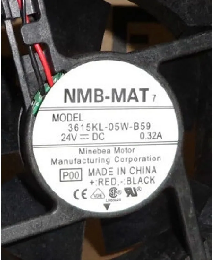 NMB-MAT 3615RL-05W-B59 24V 0.32A cooling fan NMB-MAT 3615RL-05W-B59 24V 0.32A cooling fan