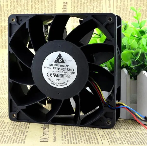 Delta FFB1424SHG DC24V 2.30A 140*140*50mm 4-wire cooling fan Delta FFB1424SHG DC24V 2.30A 140*140*50mm 4-wire cooling fan