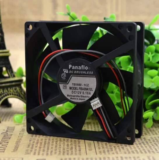 Panaflo FBA09A12L 0.15A 12V three wire speed fan chassis fan Panaflo FBA09A12L 0.15A 12V three wire speed fan chassis fan