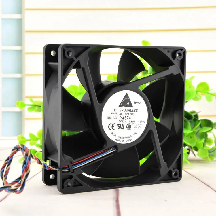 Delta AFC1212DE 12cm 12V 1.6A pwm cooling fan Delta AFC1212DE 12cm 12V 1.6A pwm cooling fan