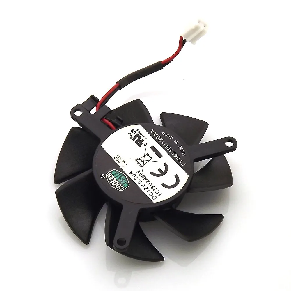 FY04510H12SAA 45mm 39*39*39mm 12V 0.2A 2Wire 2Pin MSI R6450 6570 6670 V5 Graphics Card Cooler Cooling Fan FY04510H12SAA 45mm 39*39*39mm 12V 0.2A 2Wire 2Pin MSI R6450 6570 6670 V5 Graphics Card Cooler Cooling Fan