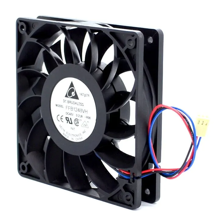 Delta FFB1248VH-ROO 48V 0.22A dual ball bearing cooling fan Delta FFB1248VH-ROO 48V 0.22A dual ball bearing cooling fan