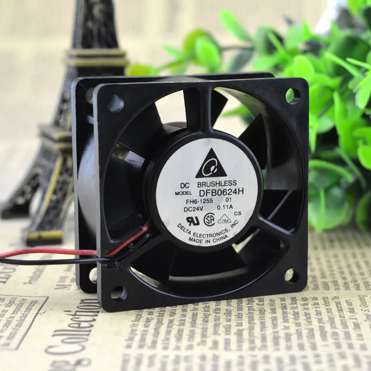 Delta DFB0624H DC24V 0.11A 6cm 6025 2line inverter fan Delta DFB0624H DC24V 0.11A 6cm 6025 2line inverter fan