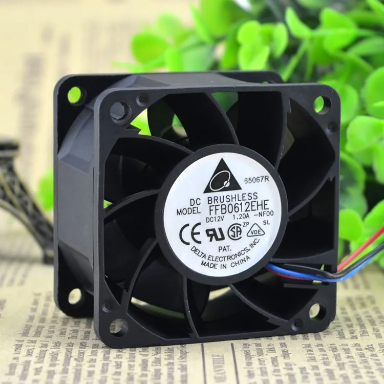 Delta FFB0612EHE 12v 1.2A double ball bearing cooling fan Delta FFB0612EHE 12v 1.2A double ball bearing cooling fan