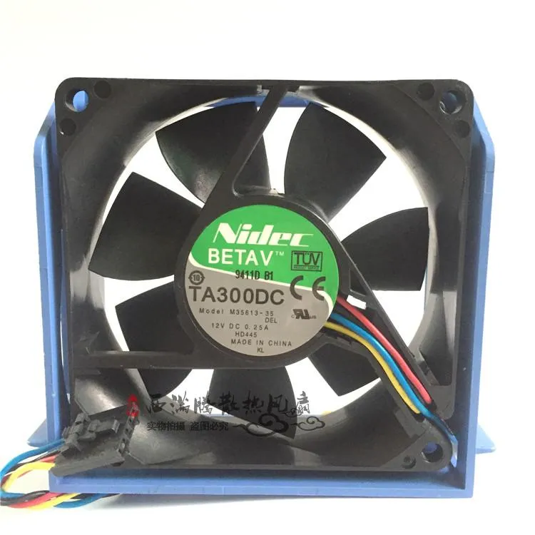 Nidec M35613-35 12V 0.25A 80 * 80 * 25MM server dedicated fan Nidec M35613-35 12V 0.25A 80 * 80 * 25MM server dedicated fan
