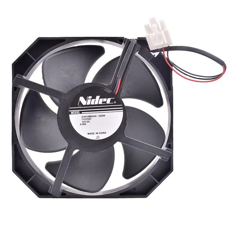 Nidec Z15I12MS3A5-52Z99 15cm 12V 0.05A 3-wire refrigerator cooling fan Nidec Z15I12MS3A5-52Z99 15cm 12V 0.05A 3-wire refrigerator cooling fan