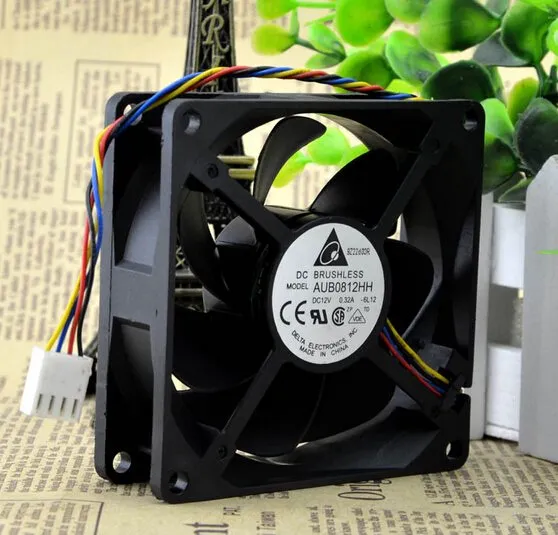 Delta AUB0812HH DC12V 0.32A hydraulic bearing cooling fan Delta AUB0812HH DC12V 0.32A hydraulic bearing cooling fan